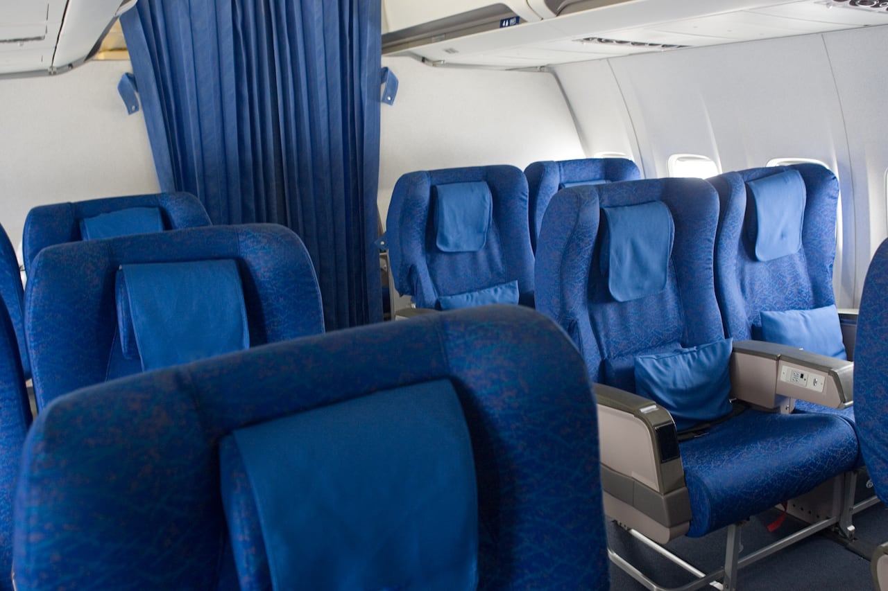 Asientos de un avión