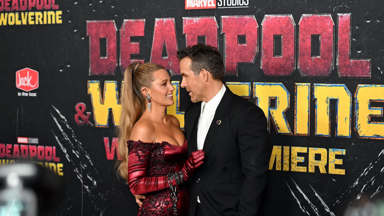 NEW YORK, NEW YORK - JULY 22: Blake Lively and Ryan Reynolds attend the Deadpool & Wolverine World Premiere at the David H. Koch Theater on July 22, 2024 in New York City. (Photo by Noam Galai/Getty Images for Disney)