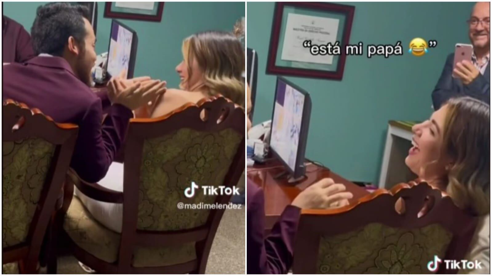 Una boda civil se convirtió en tendencia por la forma en que se desarrolló uno de los instantes más esperados.