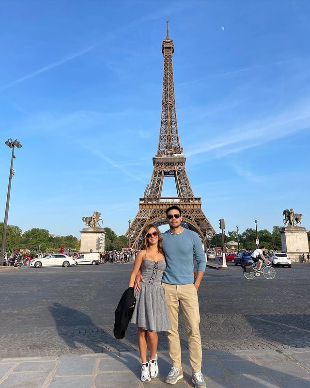 Elianis se dejó ver con su esposo, el empresario Álvaro Navarro, en Europa