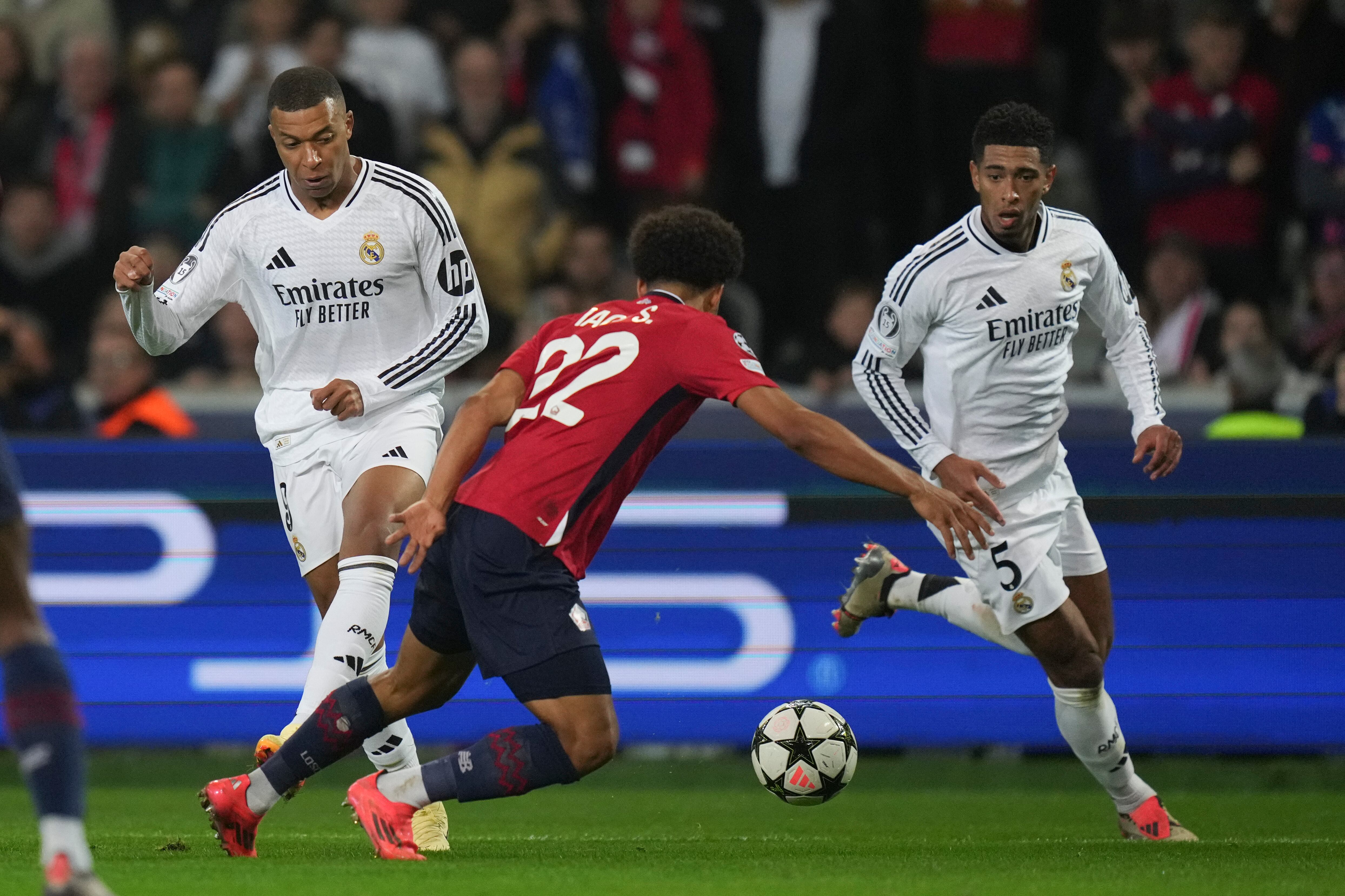 Real Madrid fue sorprendido por el Lille en la Champions League