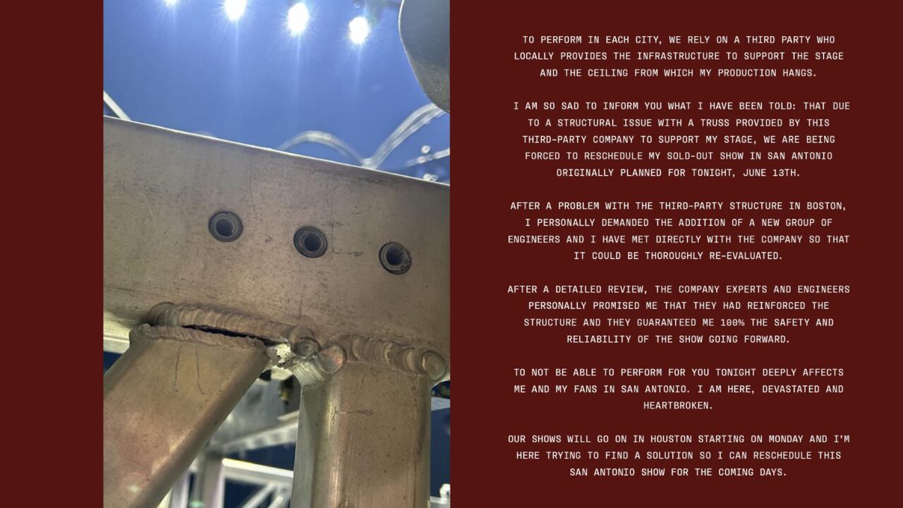 Por problemas logísticos, Shakira canceló su próximo concierto en San Antonio, Estados Unidos.