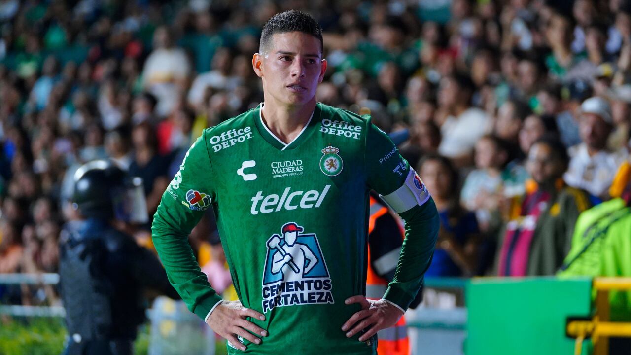 James Rodríguez, siendo capitán de Club León