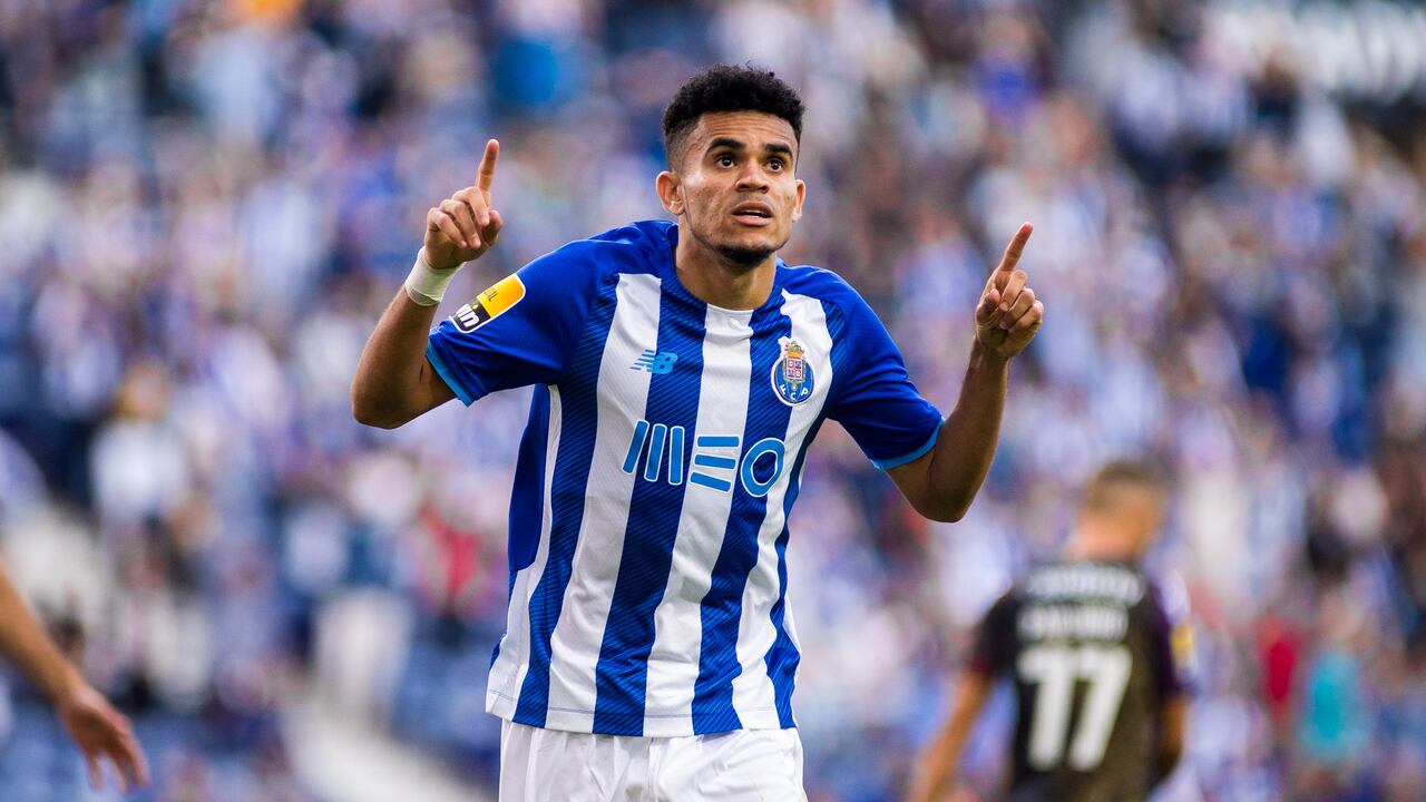 Luis Diaz en el FC Porto de Portugal. (Photo by Diogo Cardoso/DeFodi Images via Getty Images)