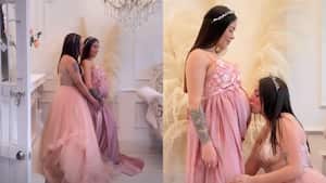 Epa Colombia presume su embarazo junto a su novia Karol Samantha