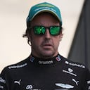 Fernando Alonso, piloto español de la escudería Aston Martin
