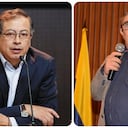 Gustavo Petro y Rodrigo Londoño.