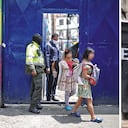 A pesar de contar con el apoyo de la Policía, los indígenas entran y salen sin ningún tipo de control. Eso sí, la entrada de personas ajenas a la comunidad está prohibida.