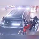 Cámaras de seguridad del lugar captaron el actuar de los delincuentes.