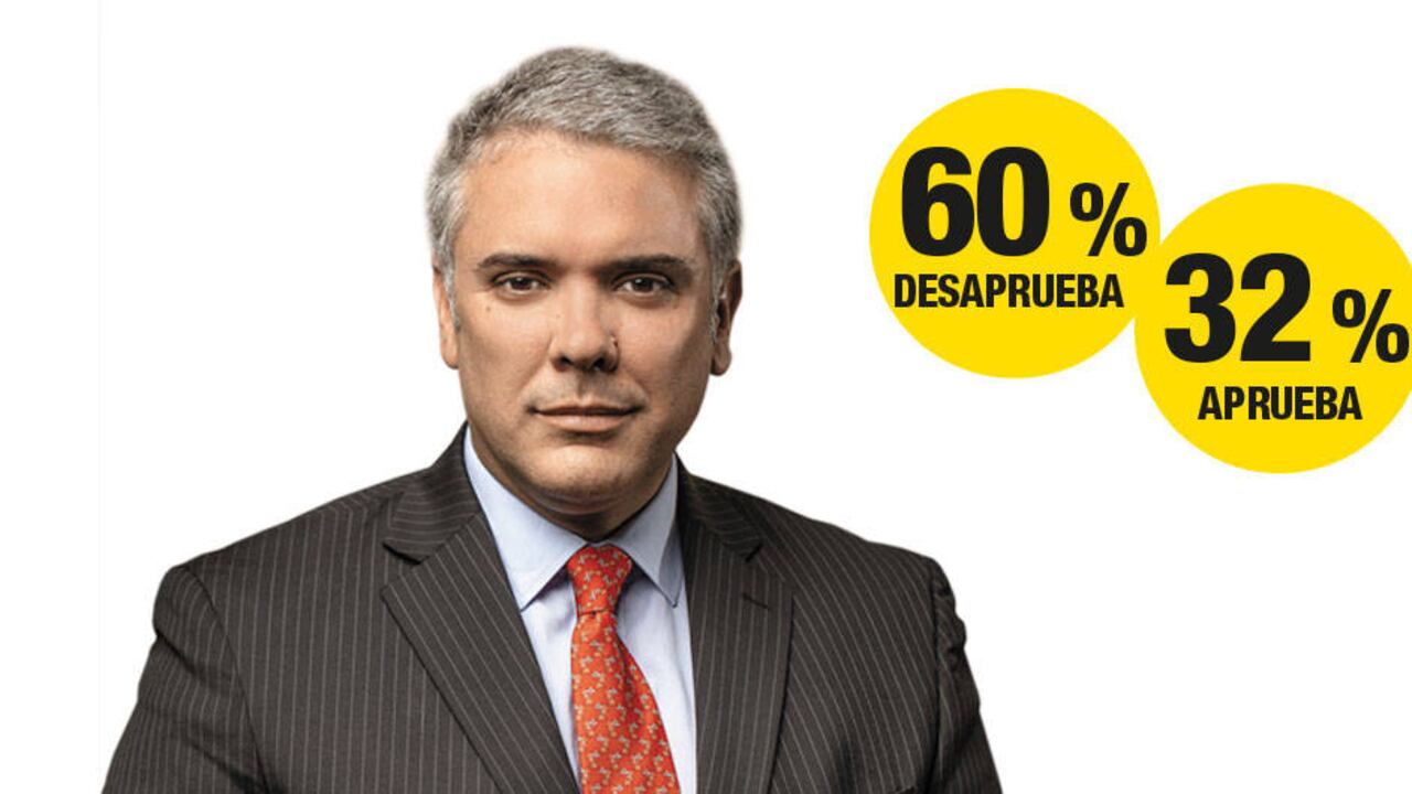 El 60& de los encuestados desaprobaron la gestión de Duque
