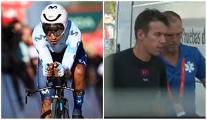 Nairo Quintana envió palabras de aliento pa Rigoberto Urán.