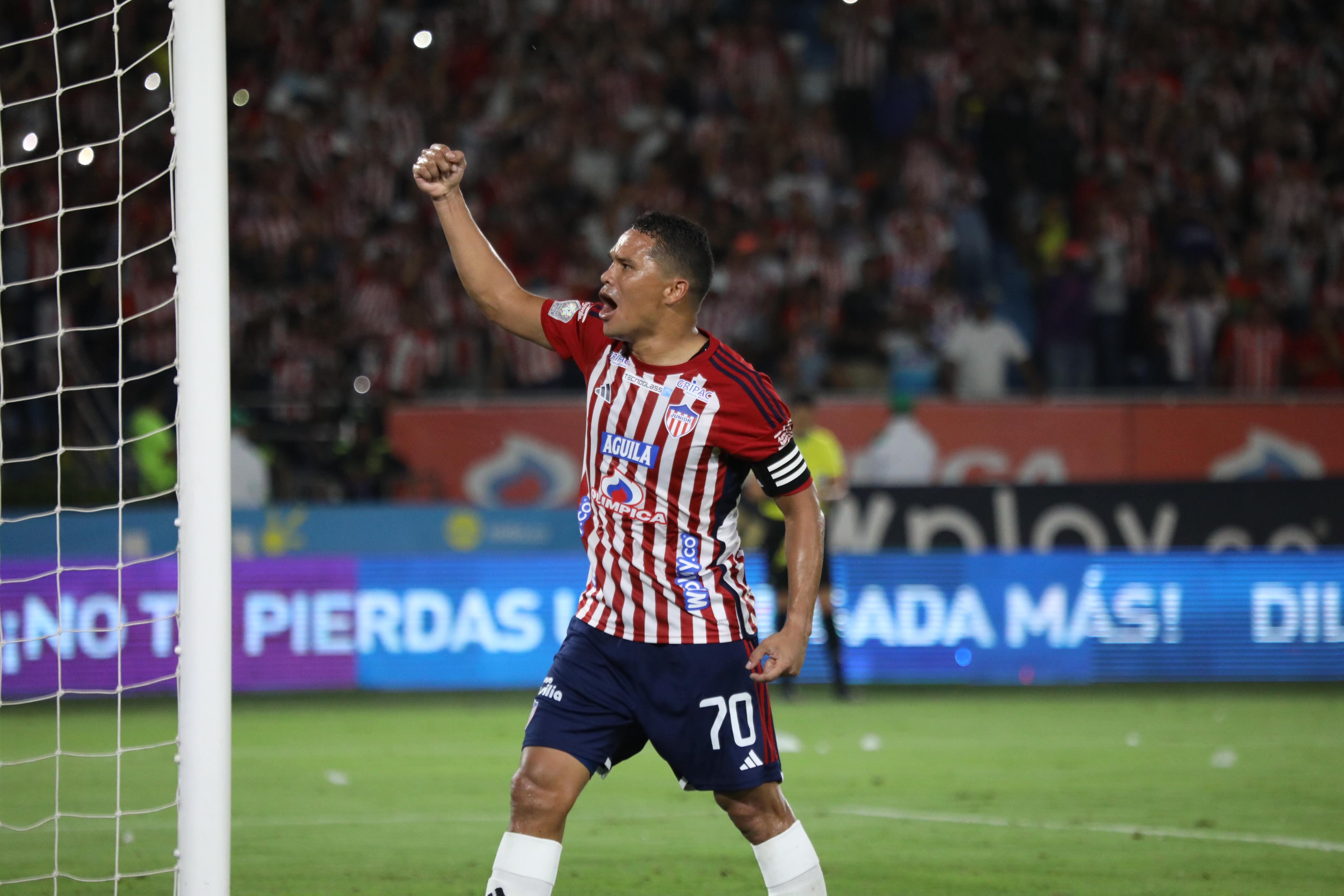 Imagen del partido de ida de la final de la Superliga de Colombia 2024 entre el Junior de Barranquilla y Millonarios.