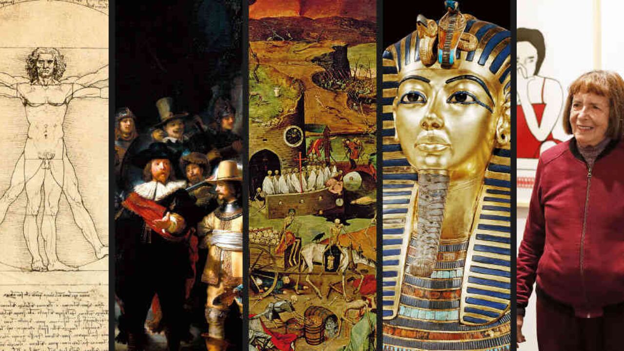 Da Vinci, Rembrandt, Bruegel, y Tutankamón, los personajes centrales de exhibiciones en el mundo. Beatriz González, por su parte, vio como su obra fue exaltada en varios puntos de Estados Unidos.