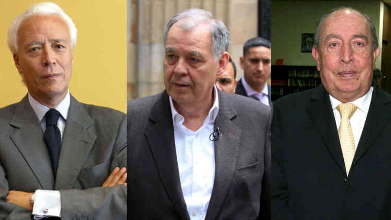 Carlos Gustavo Arrieta, Alejandro Ordóñez y Jaime Bernal Cuellar.