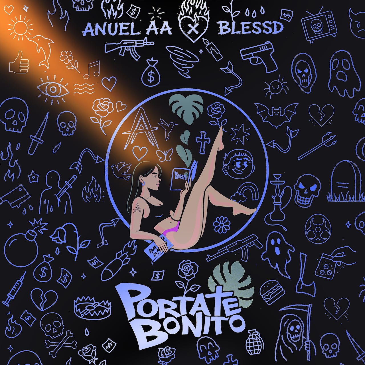 Anuel AA y Blessd estrenan canción juntos.