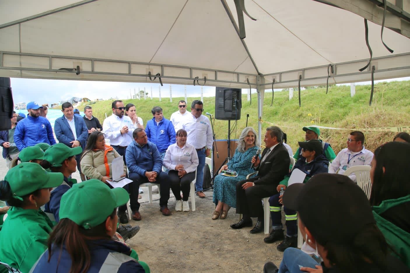 la ministra de Vivienda, Catalina Velasco, visitó el departamento de Norte de Santander