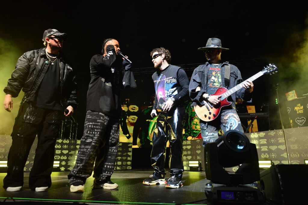 Piso 21, famosa banda colombiana (Photo by Johnny Louis/Getty Images)