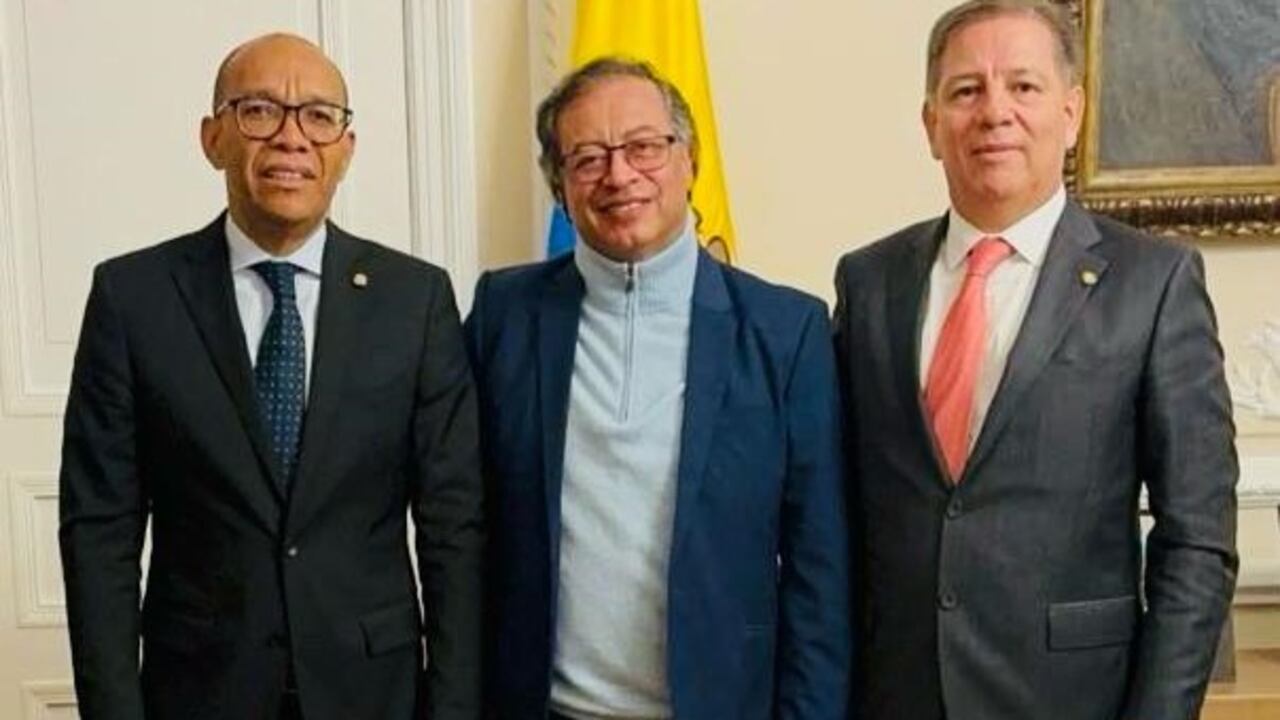 El presidente Gustavo Petro se reunió con miembros de la Corte Suprema de Justicia.
