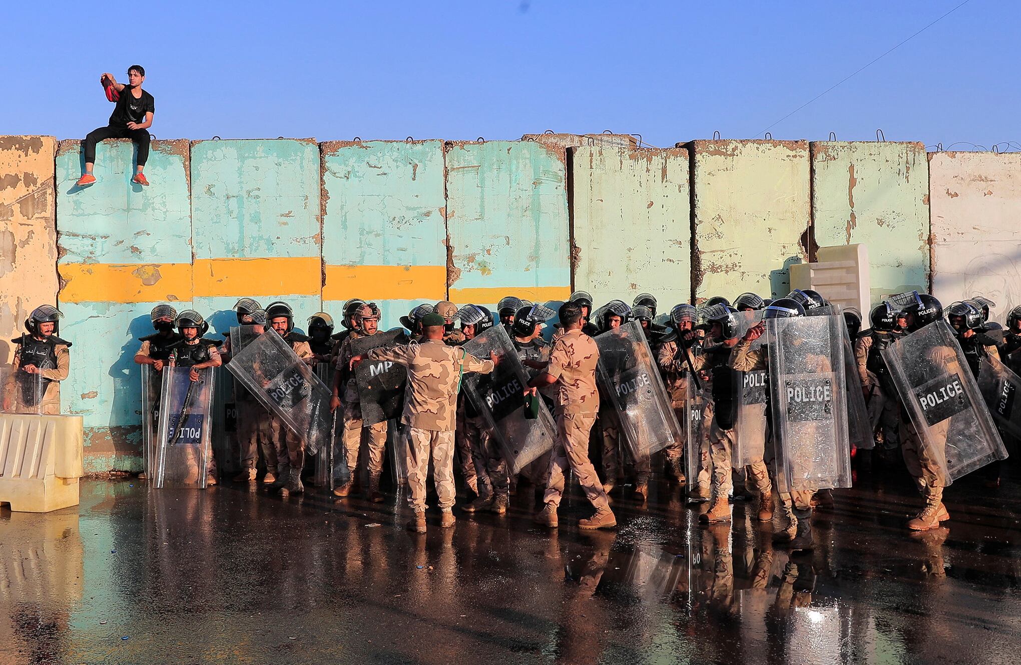En imágenes: Protesta contra la corrupción en Bagdad