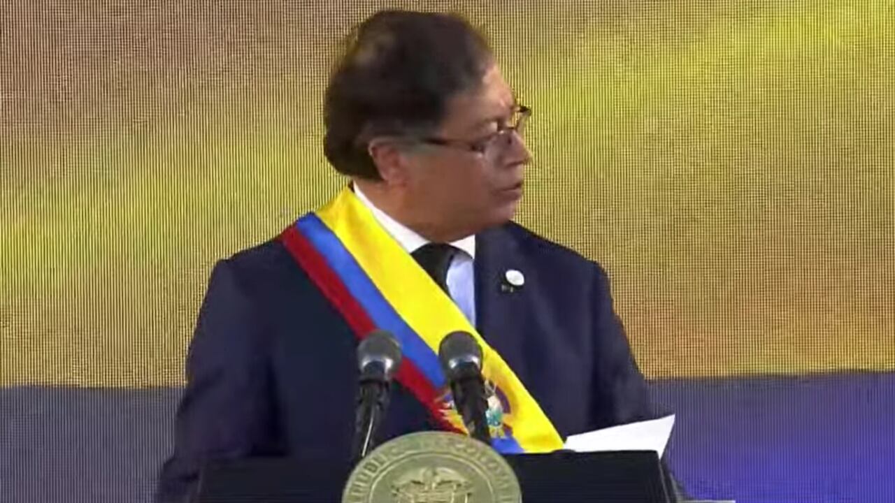 Presidente Gustavo Petro en la posesión