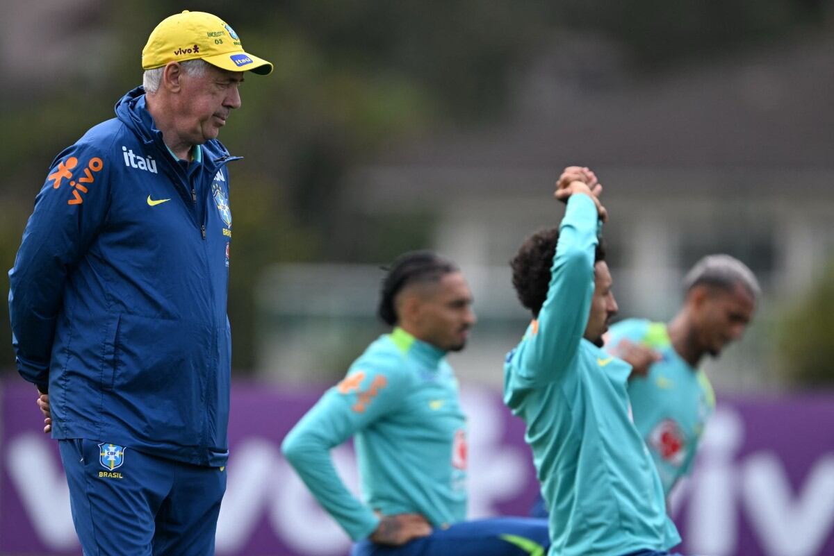 Carlo Ancelotti DT de Brasil