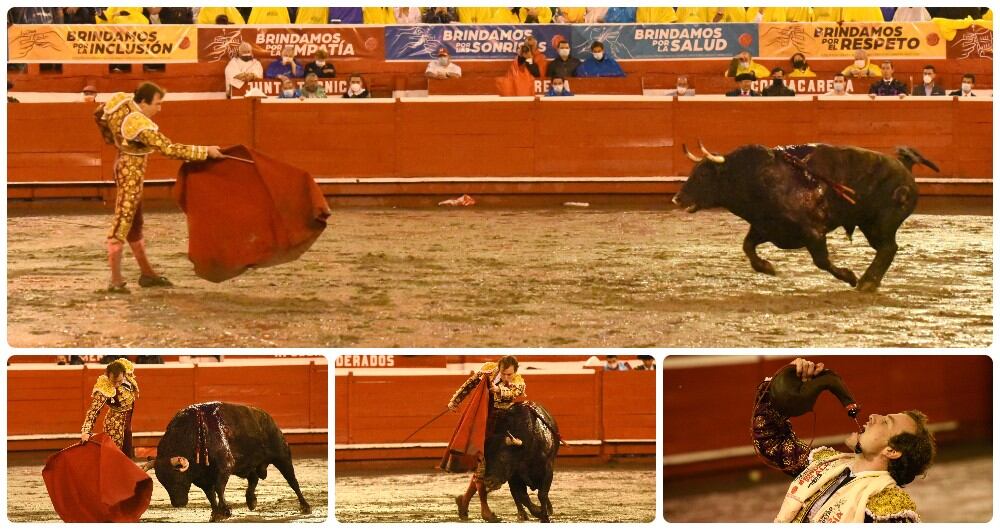 Román Collado, torero español. Manizales, 5 de enero de 2022.