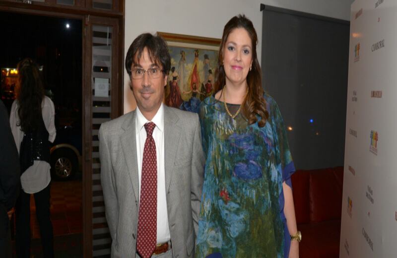 Francisco Carreño y Adriana Polidura.