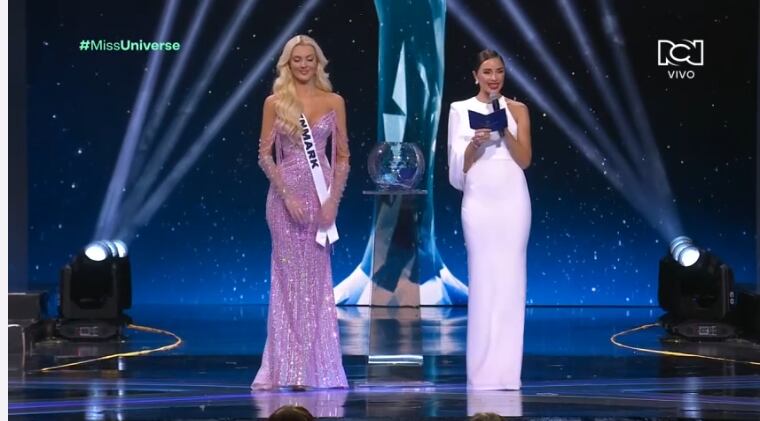 Ronda de preguntas en Miss Universo.