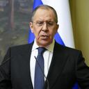 El ministro de Relaciones Exteriores de Rusia, Sergei Lavrov, gesticula durante una conferencia de prensa conjunta luego de las conversaciones con su homólogo armenio en Moscú.