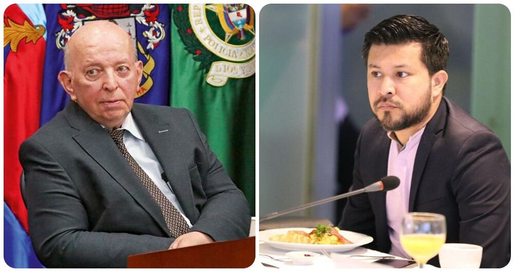 Otty Patiño y Andrés Cancimance.