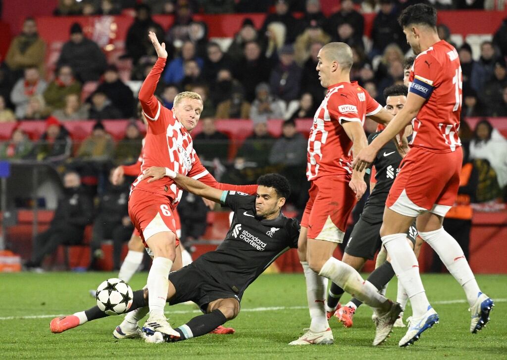 El Liverpool, de Luis Díaz, venció al Girona de Yaser Asprilla y Jhon Solís en la Champions League.