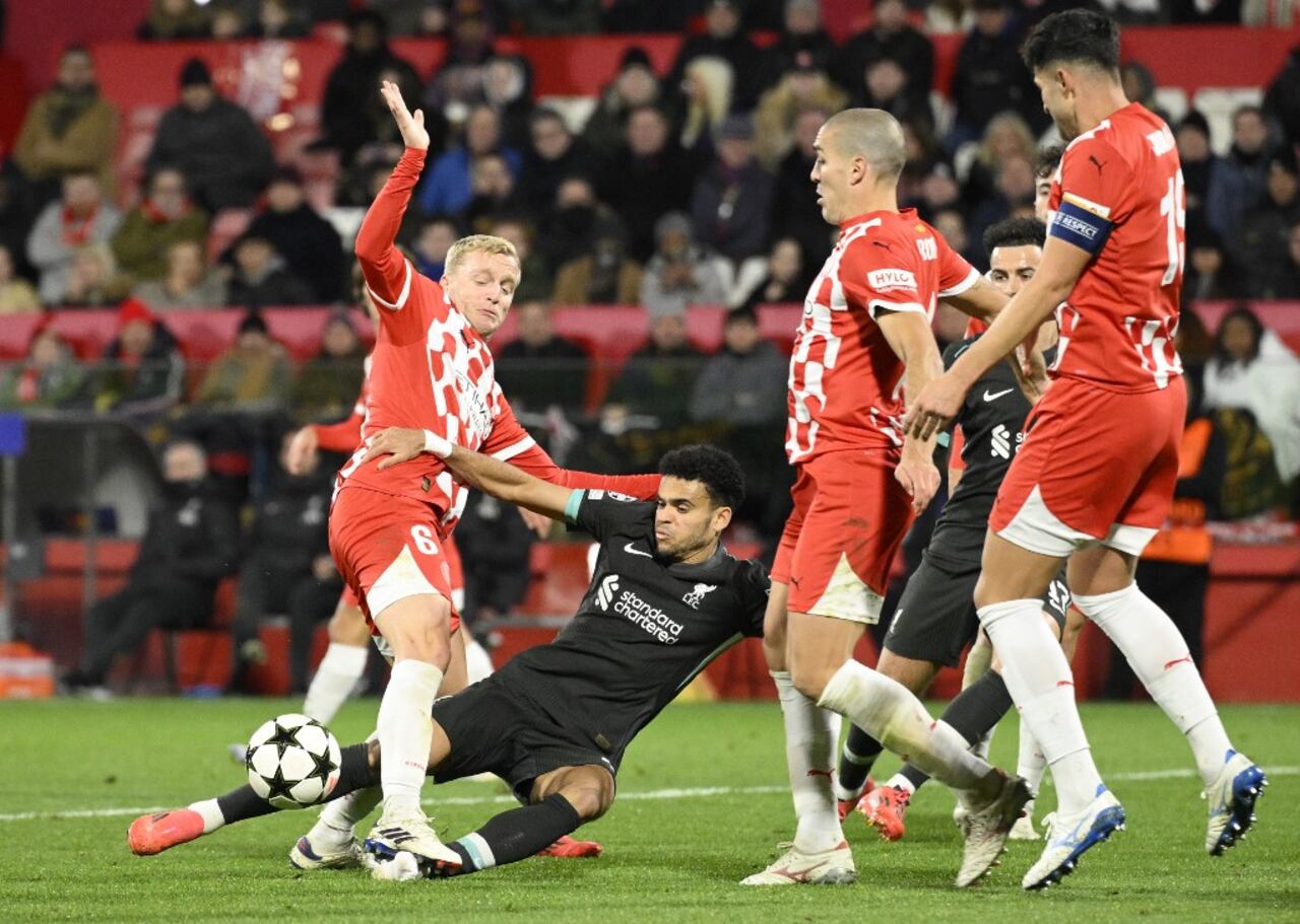 El Liverpool, de Luis Díaz, venció al Girona de Yaser Asprilla y Jhon Solís en la Champions League.