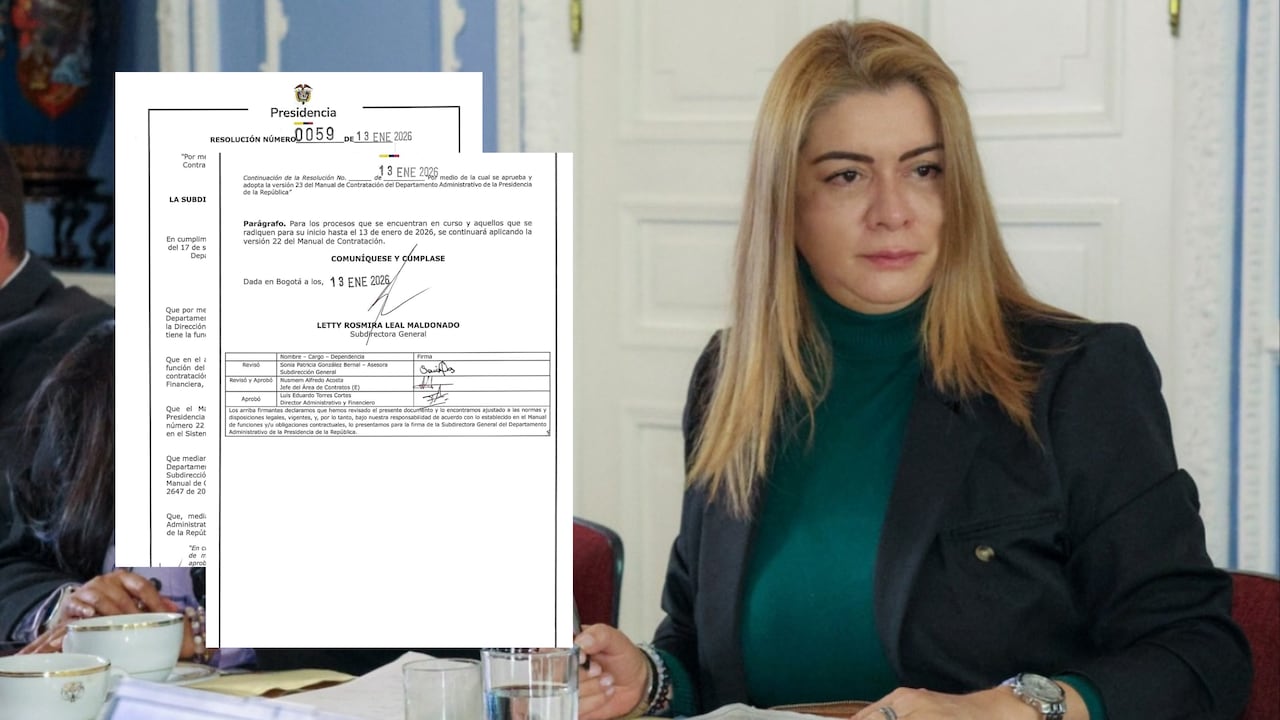 Letty Leal, directora del Fondo Paz, aprobó el cambio de su propio manual de funciones dos semanas antes de llegar al cargo.