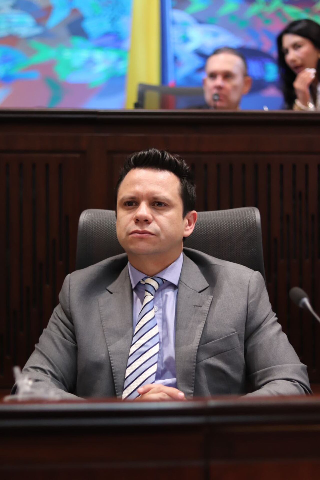 Diego González es el secretario general del Senado.