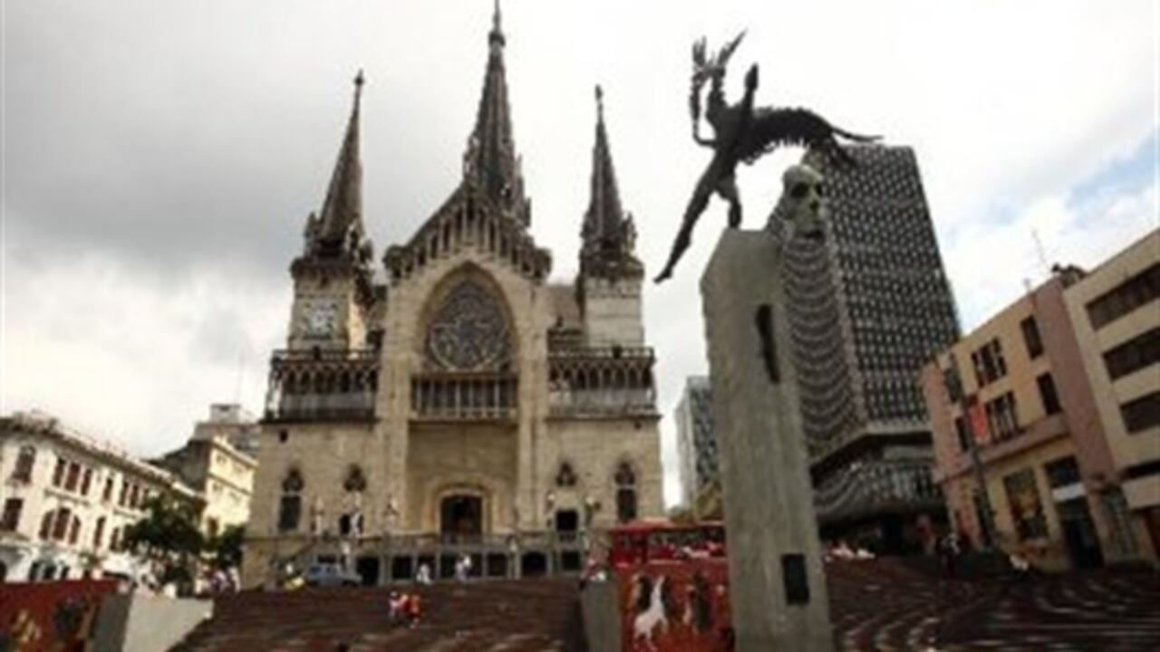 Plaza central de Manizales