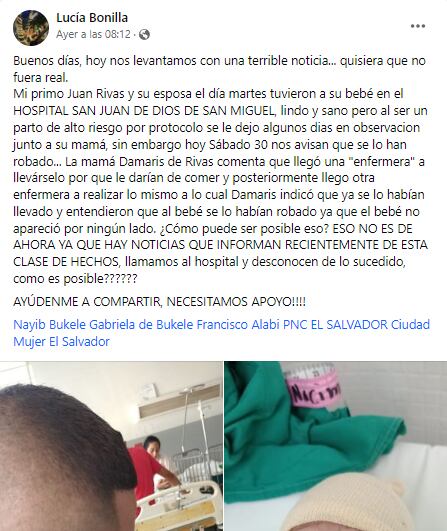 Video | Mujer finge ser enfermera para robarse a un recién nacido; metió al bebé en una mochila para pasar desapercibida