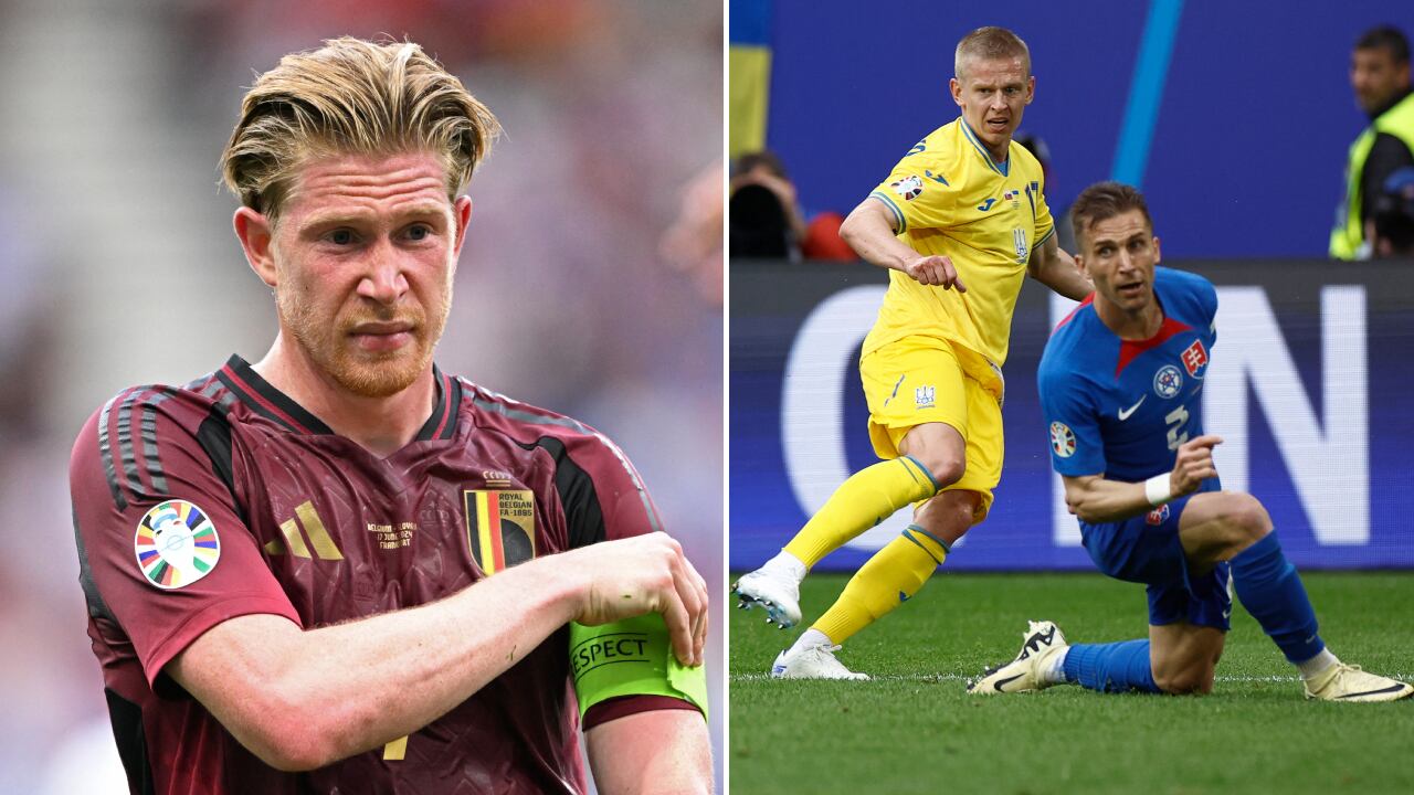 Bélgica se hunde tras la victoria de Ucrania contra Eslovaquia