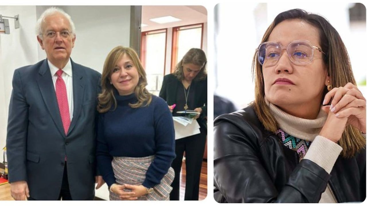 El ministro de Hacienda, José Antonio Ocampo; la senadora Norma Hurtado y la ministra Carolina Corcho.