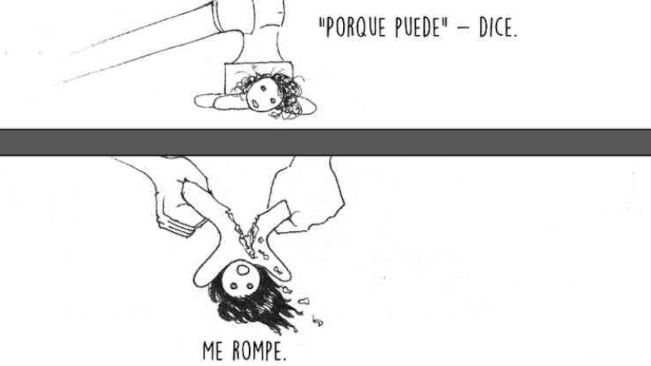 Una página de la obra de Ana.