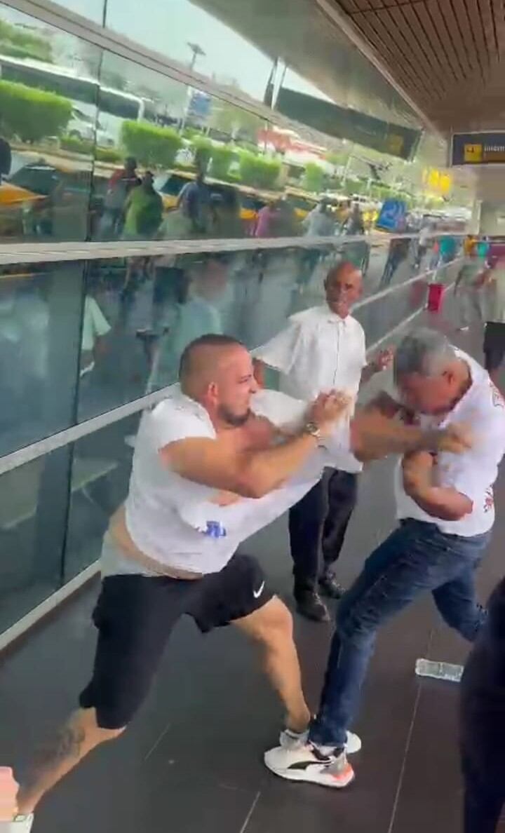 Pelea en el aeropuerto de Cartagena
