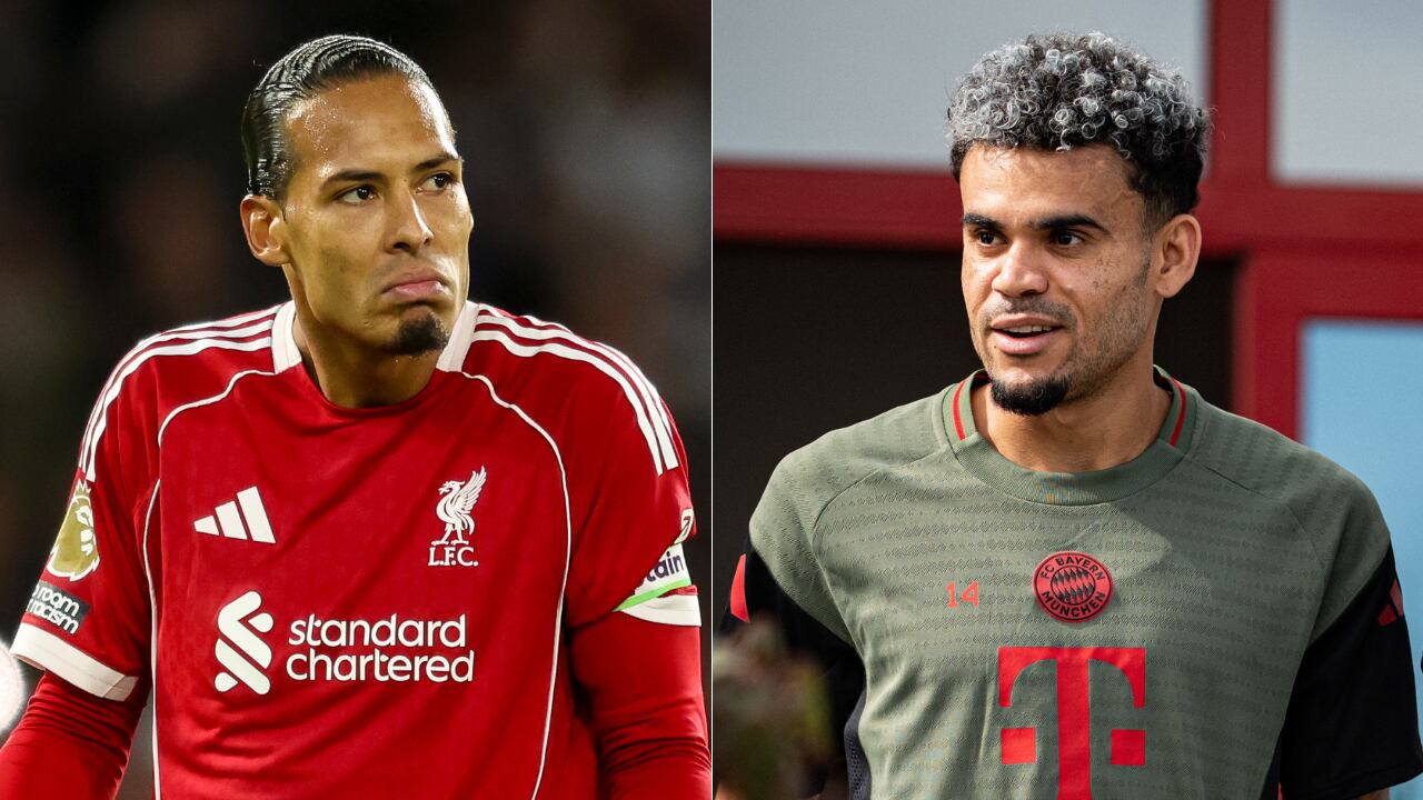 Virgil van Dijk y Luis Díaz fueron compañeros cuando el colombiano estuvo en Liverpool