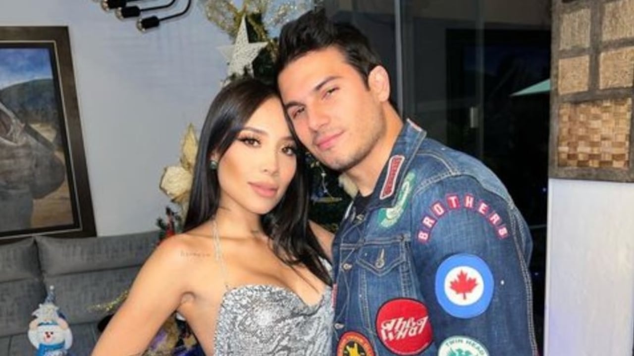 Luisa Fernanda W y Pipe Bueno en el restaurante Rancho MX