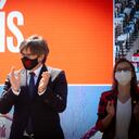 Carles Puigdemont during the act of celebration of the 60 years of Òmnium Cultural