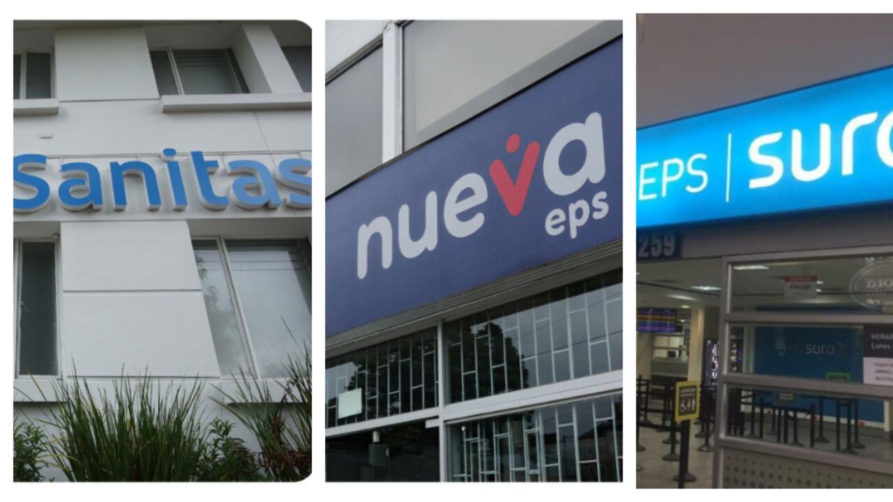Nueva EPS, Sanitas y Sura, varias de las EPS que reportaron millonarias pérdidas en 2023.
