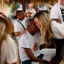 Ana Lucía Pineda en la Guajira.