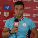 Lucas González, técnico del América de Cali en rueda de prensa.