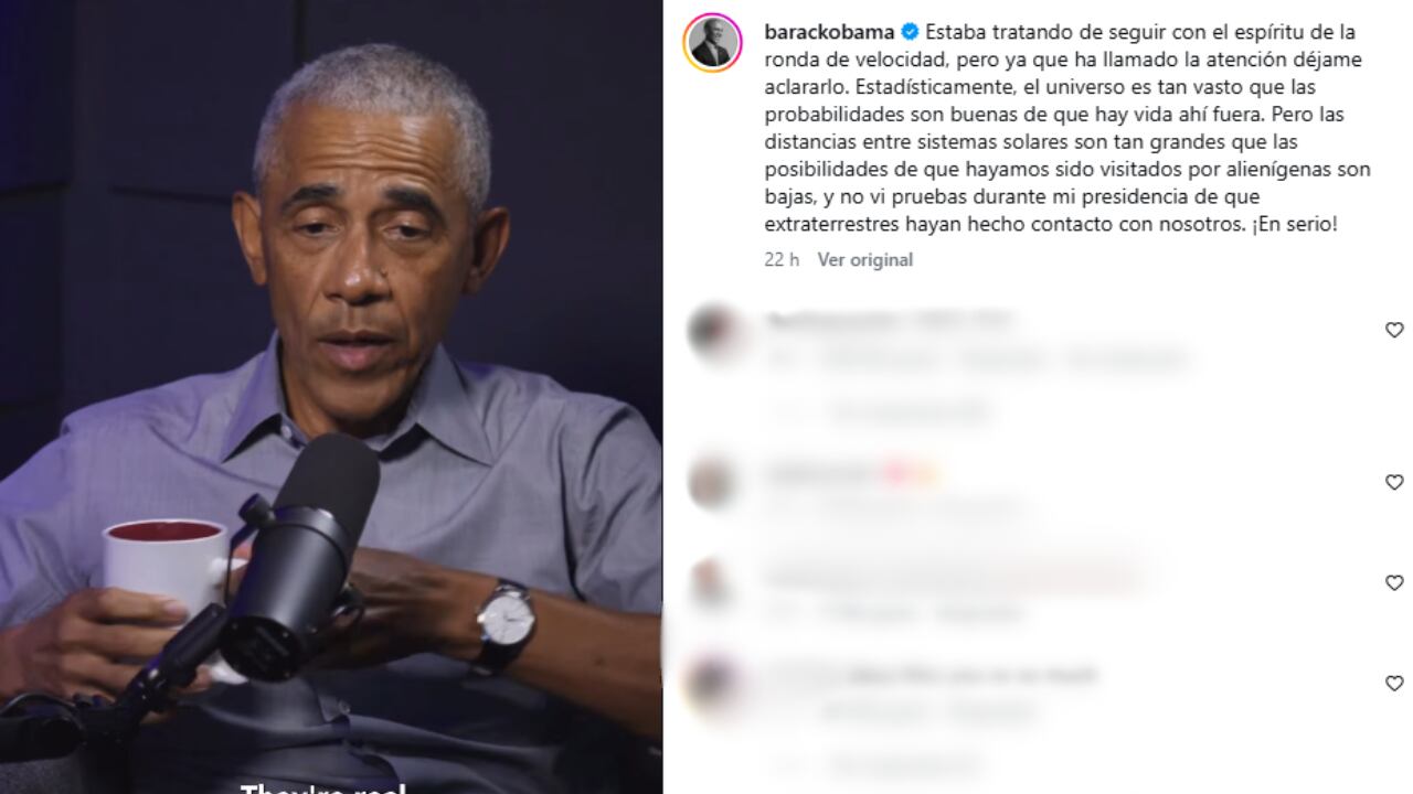 El expresidente recalcó que las probabilidades de vida son altas, pero las de una visita son bajas.