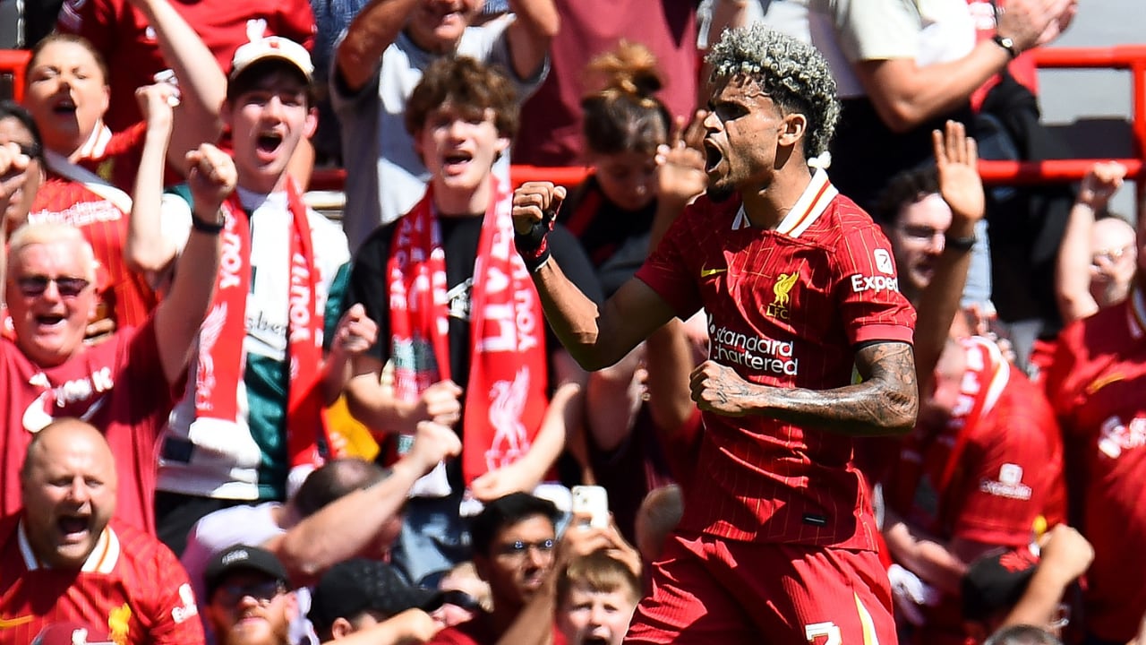 Luis Díaz marcó ante Sevilla en la pretemporada de Liverpool