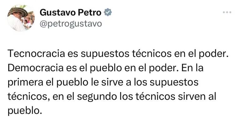 Mensaje presidente Gustavo Petro