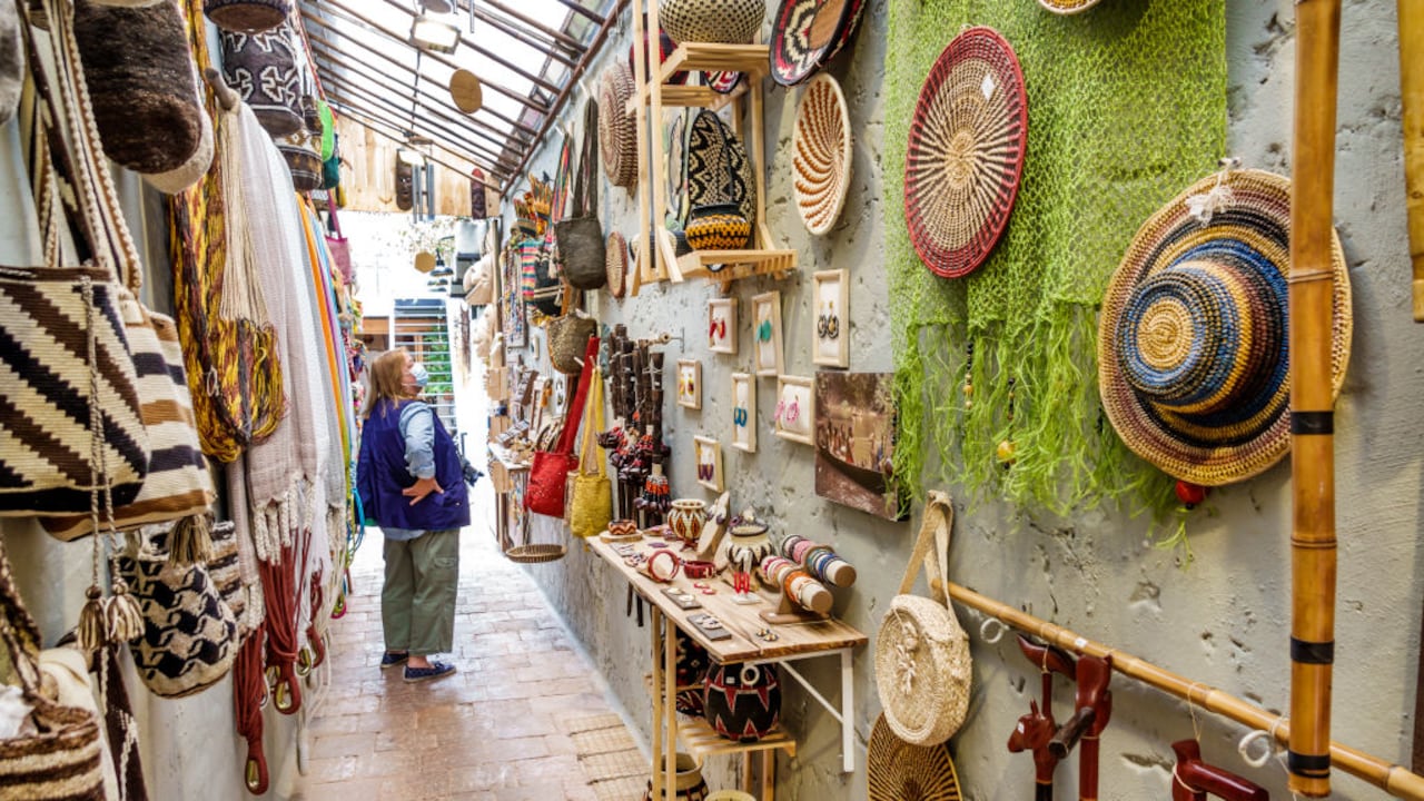 Mercado de las Pulgas de Usaquén, uno de los más interesantes de Bogotá.